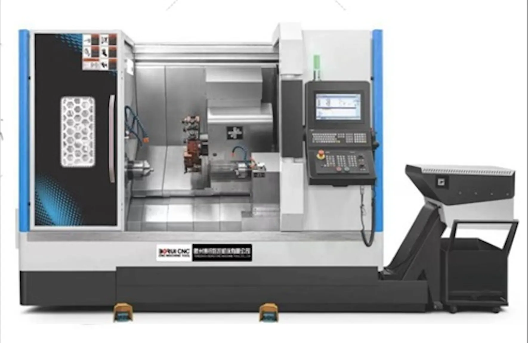 Токарный станок с наклонной станиной с ЧПУ BR570DYSA
