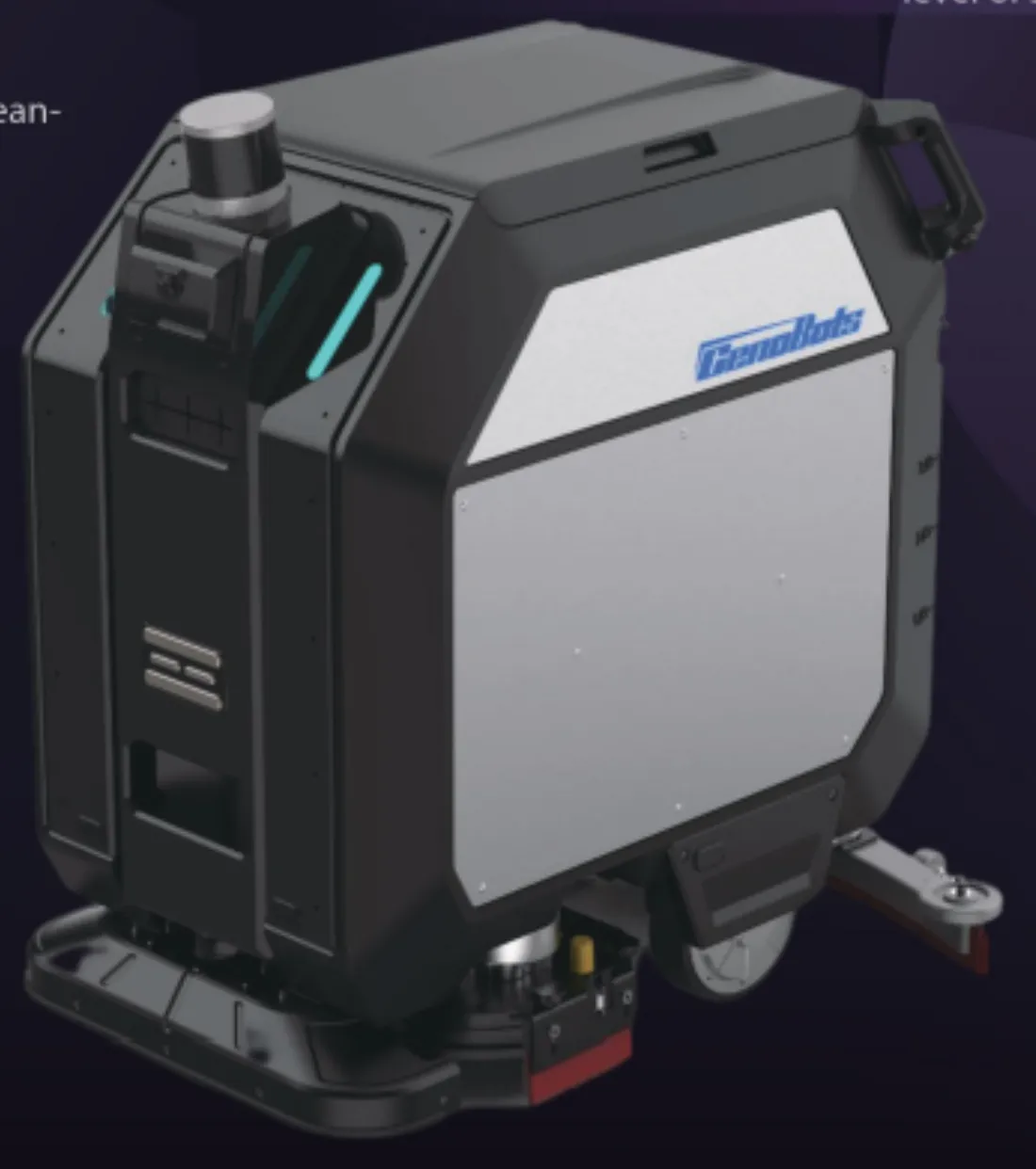 Робот-полотёр CenoBots L50 со станцией зарядки