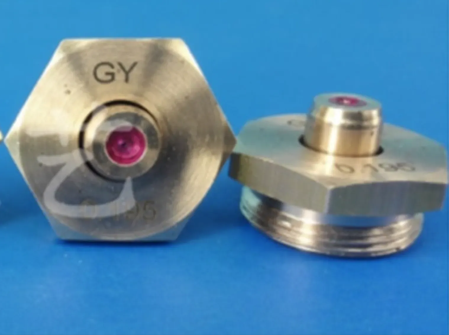 Комплект рубиновых фильер 0.195 с соплом 60×60 мм (Комплект 2 шт. Фильер 2 шт. Сопл)