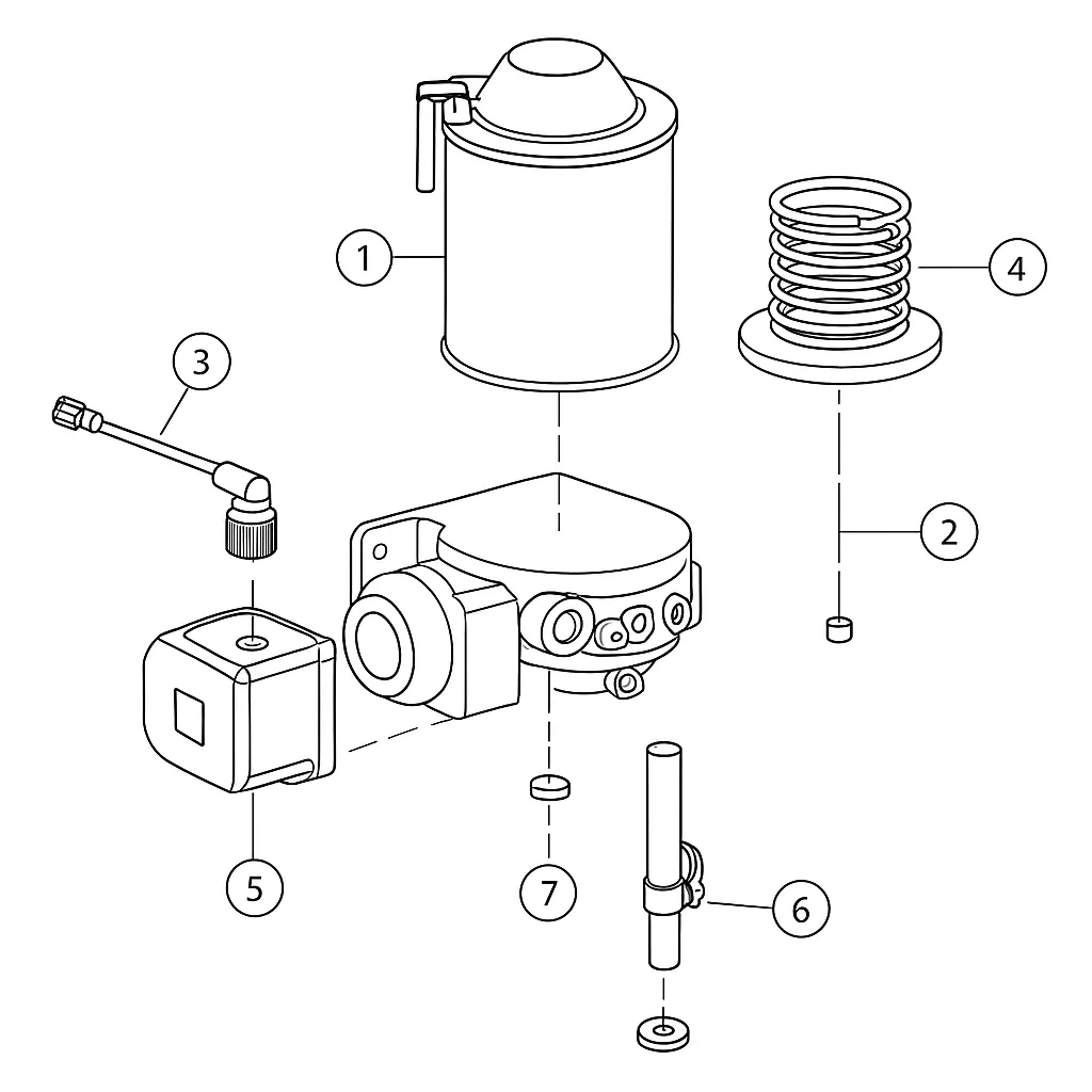 Насос к дробильной машине BROKK 170 (136714458)