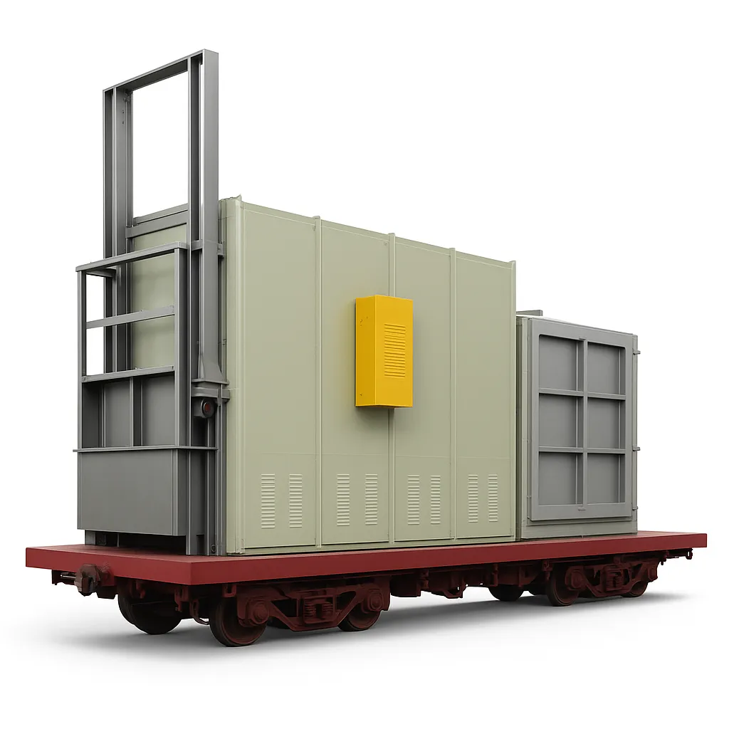 RT-50-11 — Тележечная камерная печь для термообработки
