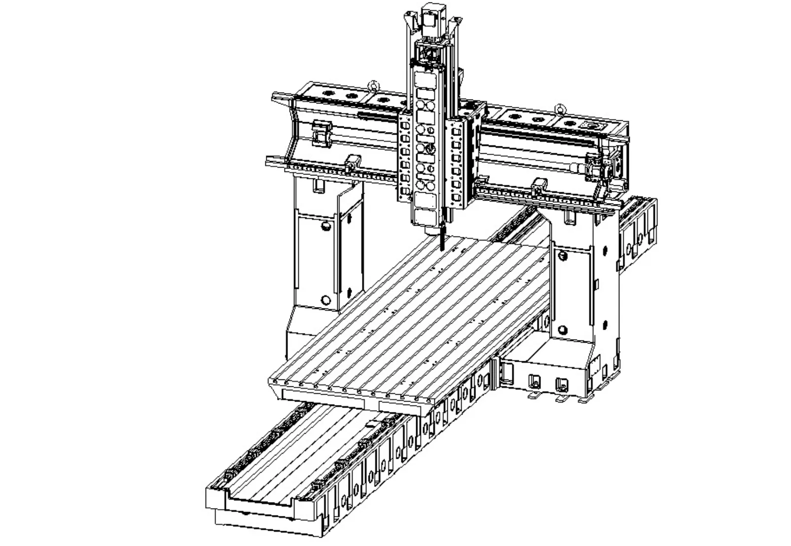 Портальный фрезерно-расточный станок GTM6025